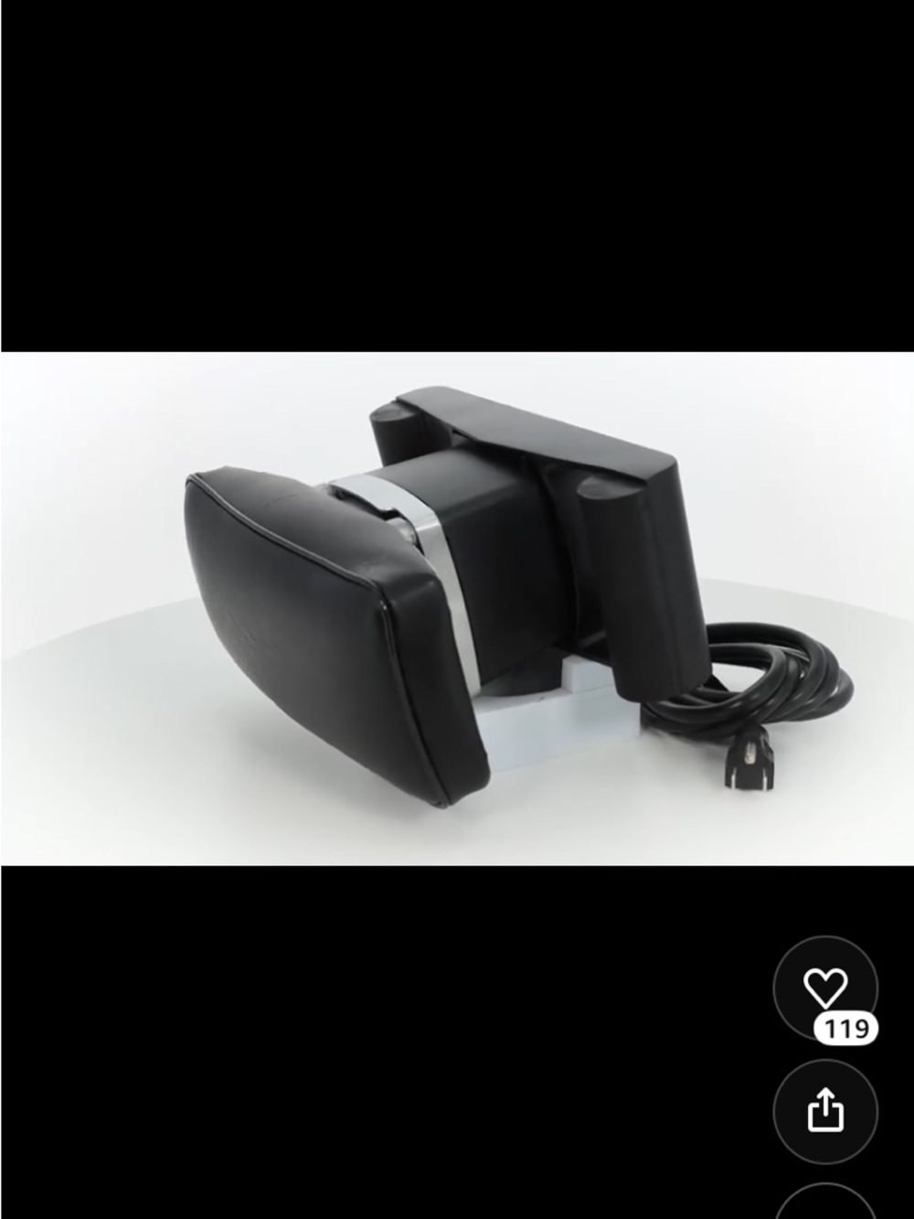 Jeanie Rub Variable Speed Massager - Black - Picture 10 of 12